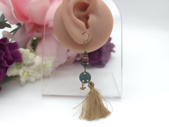 Boho Stil Ohrringe Vintage Ornament